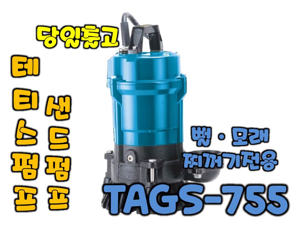 테티스 TAGS-755 [1마력/단상펌프/샌드펌프]