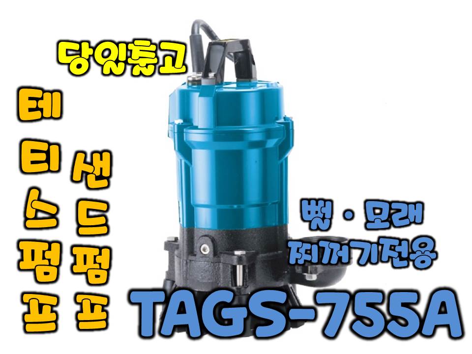 테티스 TAGS-755A [1마력/단상펌프/샌드펌프/자동]